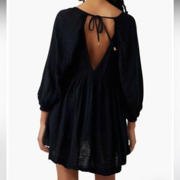 Free People Tie Back Tunic Top - Picture 2 of 4